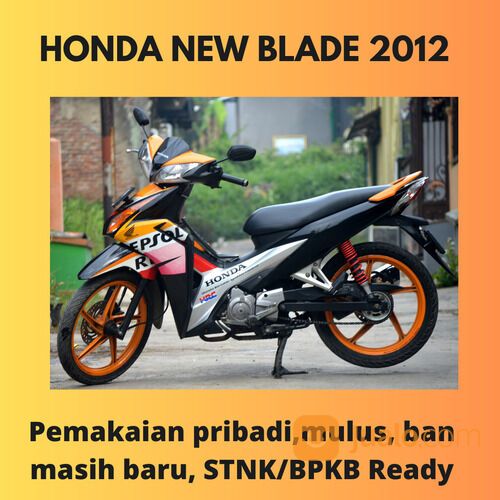 Honda New Blade 110cc Tahun 2012 Super Mulus