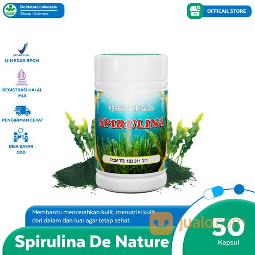 Asli Kapsul Rumput Laut ( Spirulina De Nature ) - Paling Ampuh Atasi Dengan Budget Murah Meriah