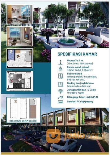 Apartemen Kost dekat kampus untirta serang banten