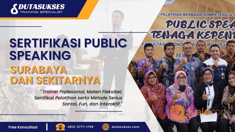 TERPERCAYA, Call 0812-3777-1799, DutaSukses, Public Speaking Course Surabaya