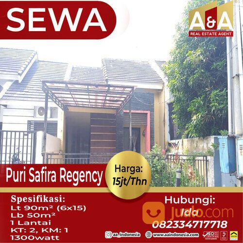 RUMAH MINIMALIS LOKASI PURI SAFIRA REGENCY CASABLANCA