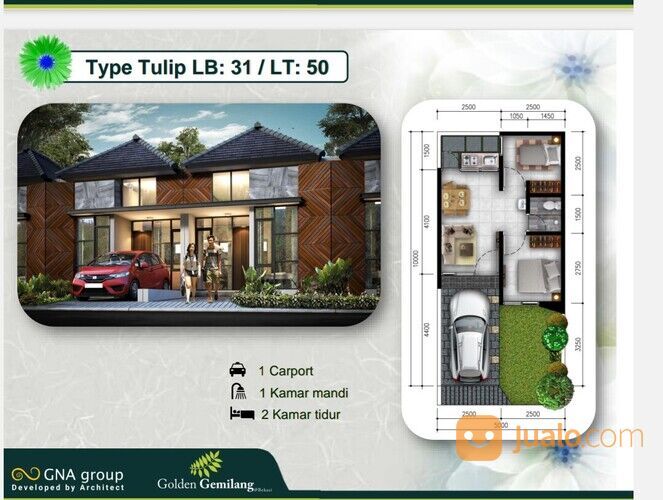 Golden Gemilang Cibitung Bekasi Rumah Modern 5 Juta ALL IN Tanpa DP