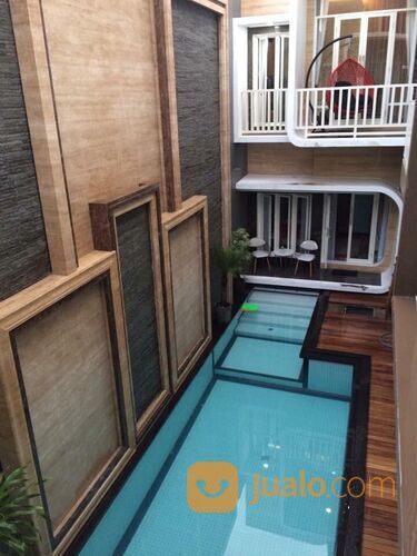 PRIVATE POOL FULLY FURNISHED Rumah Modern Minimalis 2lt The Gayungsari Surabaya Dkt Masjid Agung