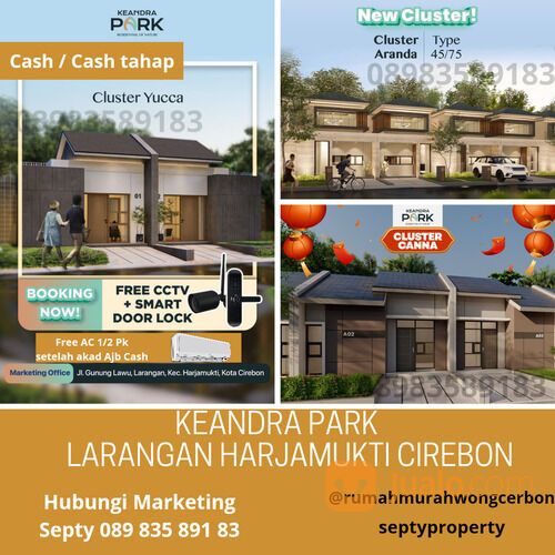 Cluster Aranda Rumah Komersil di Keandra Park