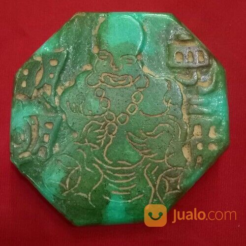 batu giog cina hijau motif naga