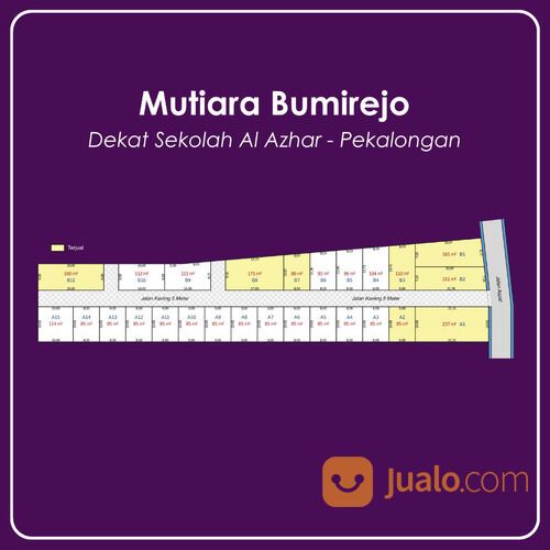 Tanah Bumirejo Pekalongan, Terima SHM, Harga 97 Jt-an