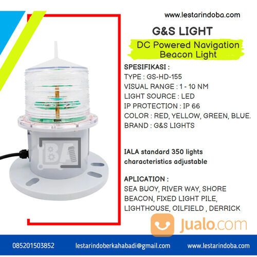 Lampu Navigasi Lampu Suar 6 NM Sealite Sabik Di Surabaya
