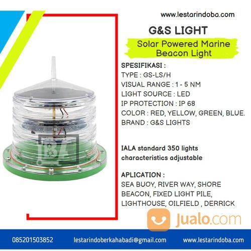 Lampu Navigasi Lampu Suar 6 NM Sealite Sabik Di Surabaya