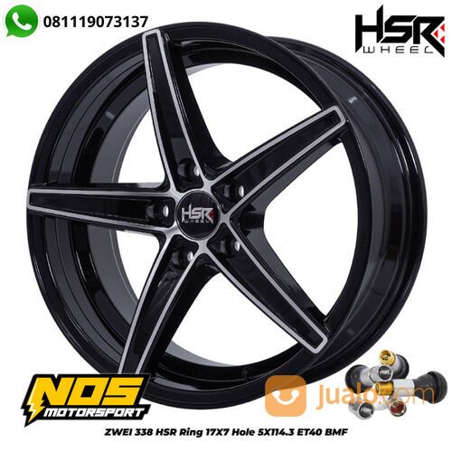 Velg Mobil Ring 17 Palang 5 Pcd 5X114 Mobil Ertiga Civic Xpander Rush HSR Zwei Terlaris