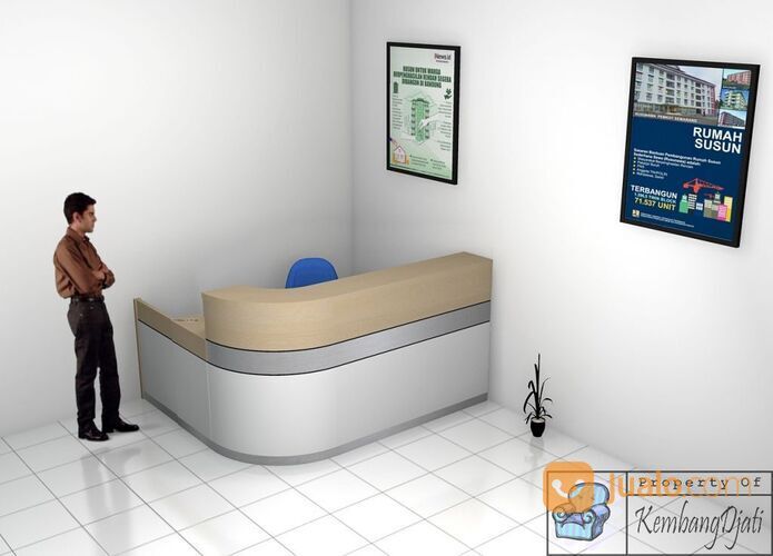 Meja Frontdesk Ruang Lobby + Furniture Semarang