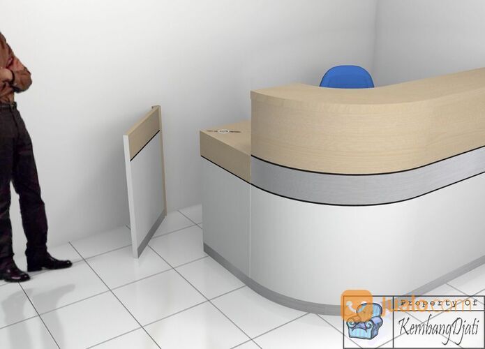 Meja Frontdesk Ruang Lobby + Furniture Semarang