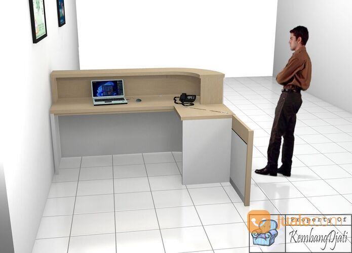 Meja Frontdesk Ruang Lobby + Furniture Semarang