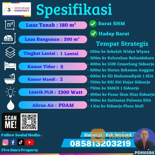 RUMAH DI BUMI CITRA FAJAR (SIDOARJO)