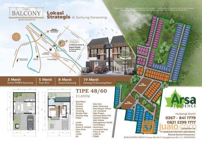 PERUMAHAN STRATEGIS BELAKANG PEMDA KARAWANG 5JUTA ALL IN