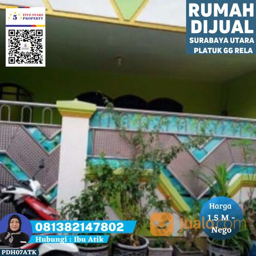 RUMAH DI PLATUK GANG RELA (SURABAYA UTARA)