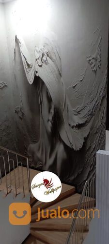 jasa pasang dan cetak wallpaper custom 3D Surabaya