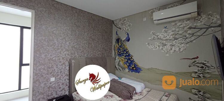 jasa pasang dan cetak wallpaper custom 3D Surabaya