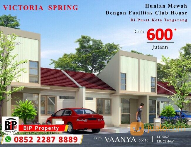 Rumah Cluster Victoria Spring Cimone, Karawaci, Kota Tangerang
