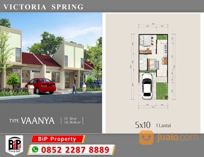 Rumah Cluster Victoria Spring Cimone, Karawaci, Kota Tangerang