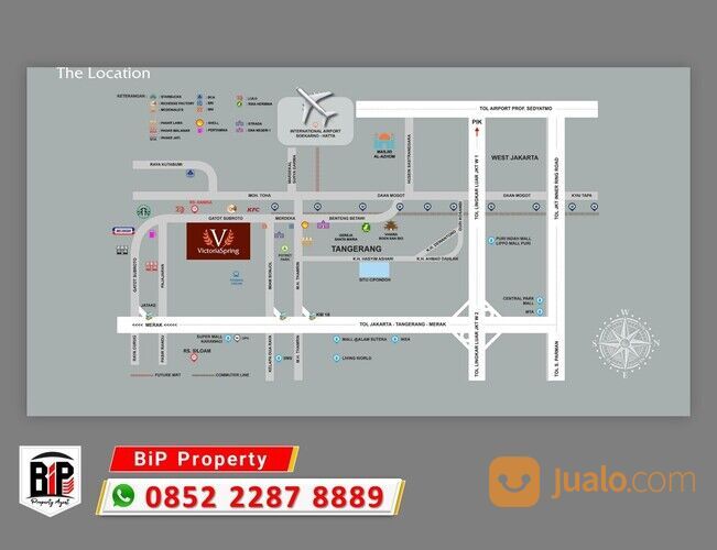 Rumah Cluster Victoria Spring Cimone, Karawaci, Kota Tangerang