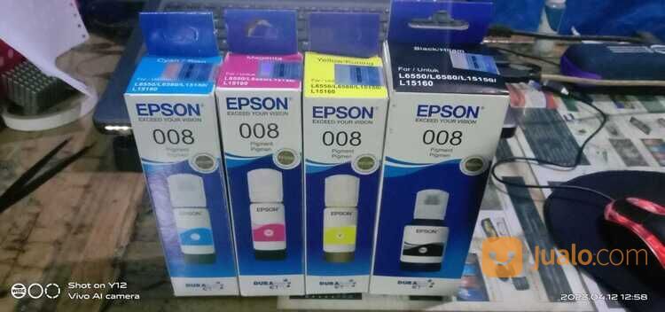 Tinta Epson 008 Black Colour - Tinta Printer L15150 L15160