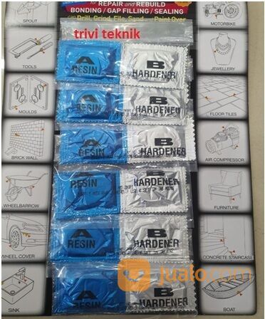 lem porting resin hardener epoxy eco 15gram,alteco adhesive epo putty