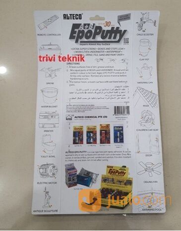 lem porting resin hardener epoxy eco 15gram,alteco adhesive epo putty