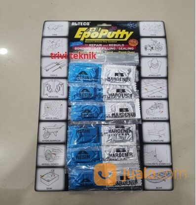 lem porting resin hardener epoxy eco 15gram,alteco adhesive epo putty