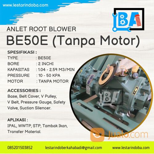 Root Blower IPAL Unozawa ITO Anlet Aerzen di Pasuruan