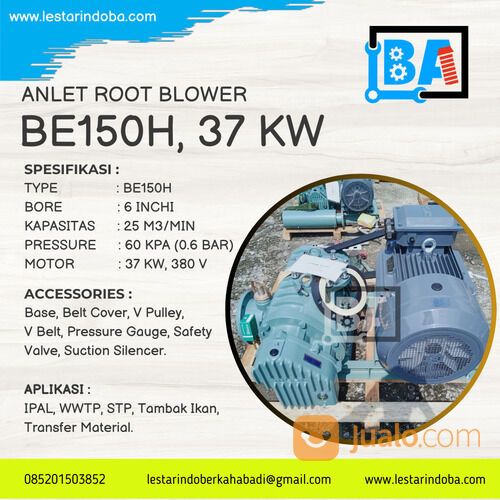 Root Blower IPAL Unozawa ITO Anlet Aerzen di Pasuruan