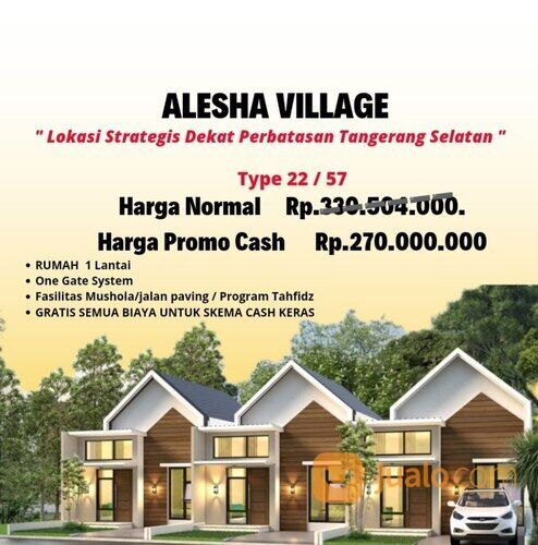 Perumahan Gunung Sindur Bogor Dekat Stasiun Serpong | Rumah Murah Dekat Serpong Tangerang Selatan