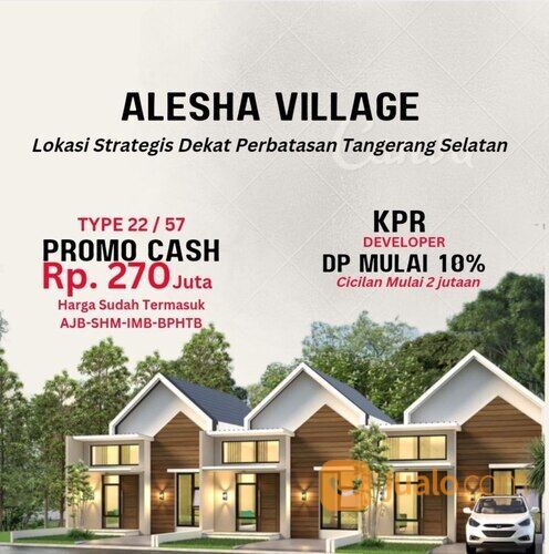 Perumahan Gunung Sindur Bogor Dekat Stasiun Serpong | Rumah Murah Dekat Serpong Tangerang Selatan