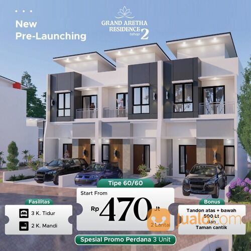 GRAND ARETHA RESIDENCE (TAHAP 2) 2 LANTAI