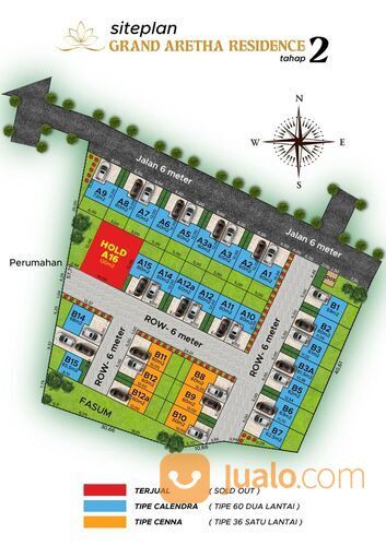 GRAND ARETHA RESIDENCE (TAHAP 2) 2 LANTAI