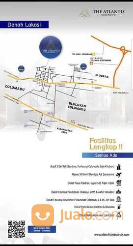 Perumahan atlantis colomadu lokasi belakang Alana hotel solo all in