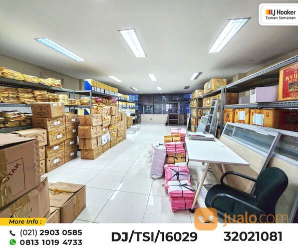 (TSI/16029) Ruko Arteri Pondok Indah, Kebayoran Lama, 8x32.3 m², 4½ Lt, HGB