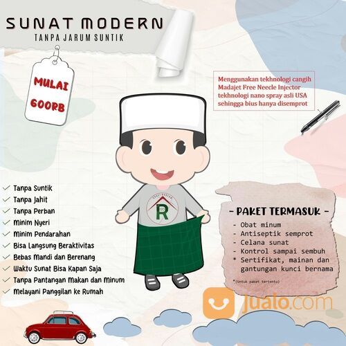 Sunat tanpa jarum suntik/ khitan modern