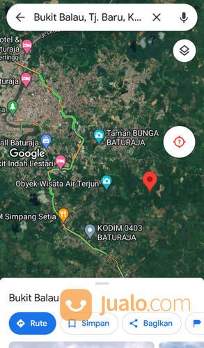 Lahan bukit luas 2 Hektar Di Rt.4 Lingkungan Kemelak,Baturaja Timur