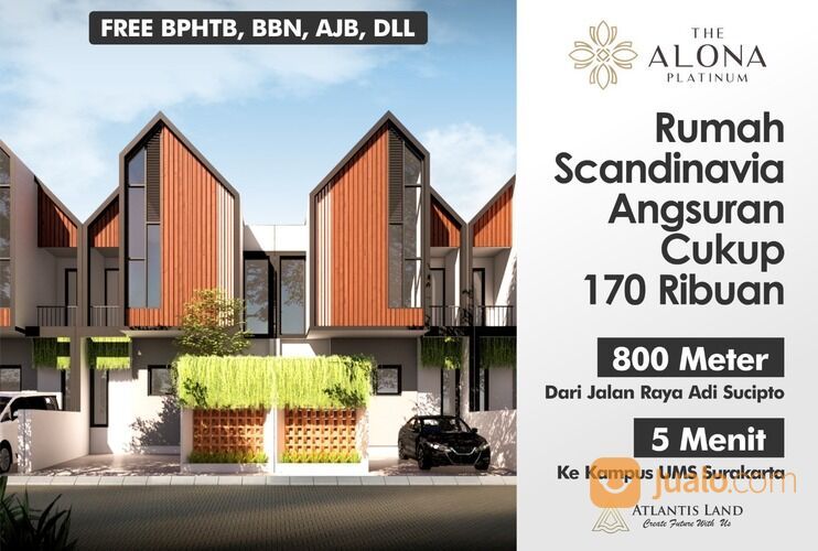 The Alona colomadu Rumah 2 lantai dekat bandara dan kota solo Shm