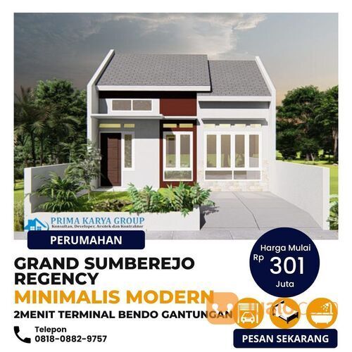 Rumah Minimalis Murah 2 menit Terminal Bendo Gantungan Klaten