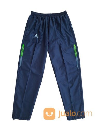 Celana Training Olah Raga Parasut Premium Celana Waterproof Pria Saku Resleting