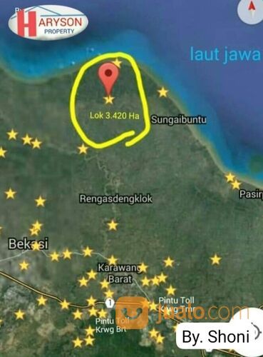 Tanah 3.420 hektar Karawang