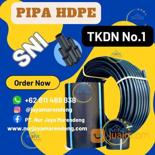 Pipa HDPE, Pipa PE, Pipa Hitam