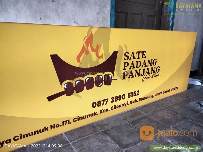Papan Nama Neon Box dan Billboard Nasi Padang