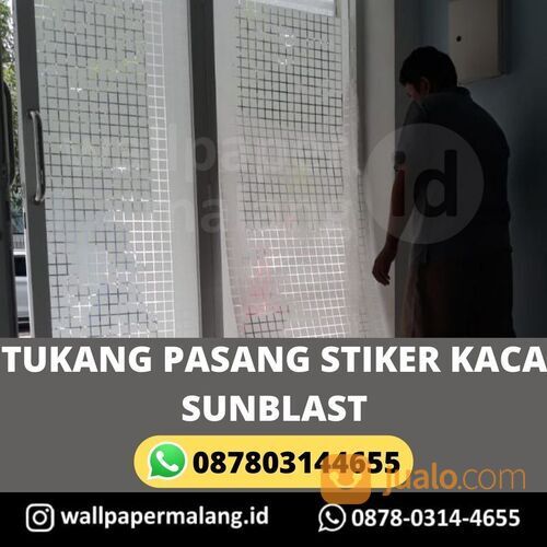 TUKANG PASANG STIKER KACA SUNBLAST