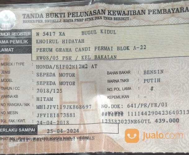 Honda Vario 125 tahun 2018 - Termurah Viral