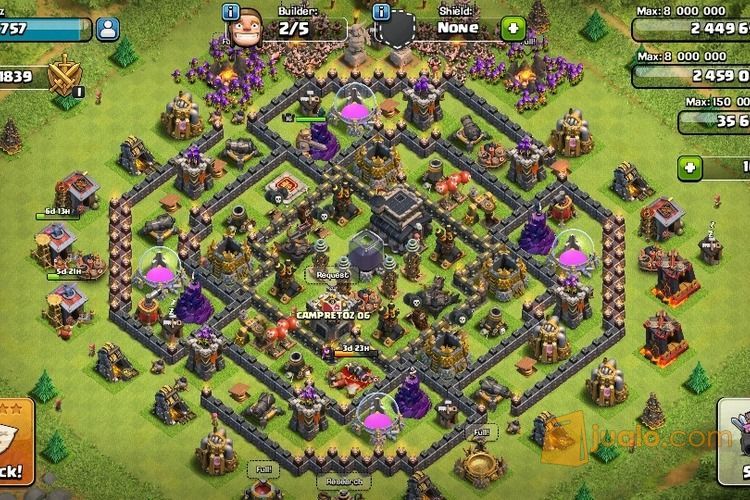 Jual akun coc TH 9 max