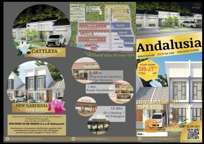 Rumah Murah di Brebes, lokasi pinggir jalan, kec. Kersana kab. Brebes