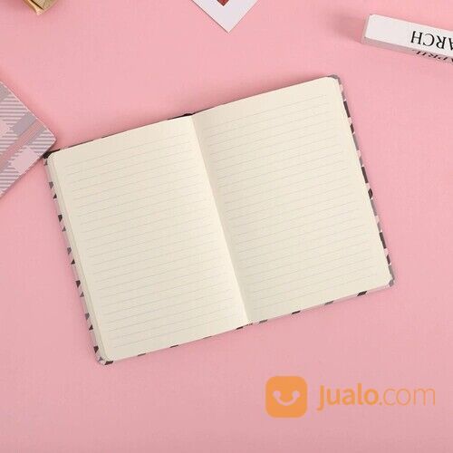 Buku Tulis Catatan Notebook Karet A5 Halaman Bergaris Note Book Diary