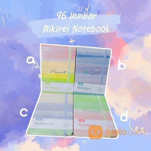 Buku Tulis Catatan Notebook Karet A5 Halaman Bergaris Note Book Diary